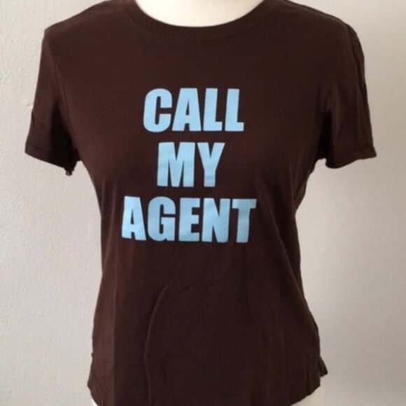 Vintage Planet Hollywood CALL MY AGENT T-Shirt (Celebrity Series ) - Size Large - Picture 1 of 4